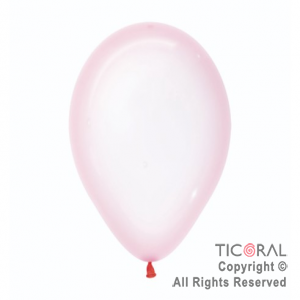 GLOBO S R12 CRISTAL PASTEL 309 ROSADO x 50